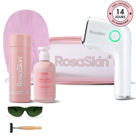 Kit complet (gant, crème, IPL, trousse) (Blanc)