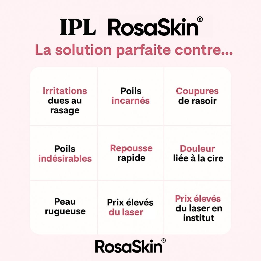 Kit complet (gant, crème, IPL, trousse) - ROSASKIN