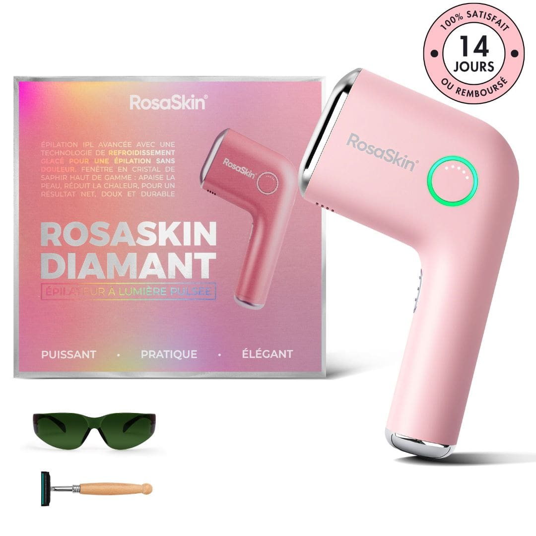 Épilateur à lumière pulsée IPL RosaSkin® - ROSASKIN